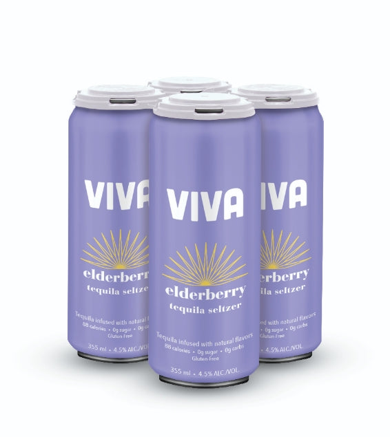 Viva Tequila Seltzer Elderberry