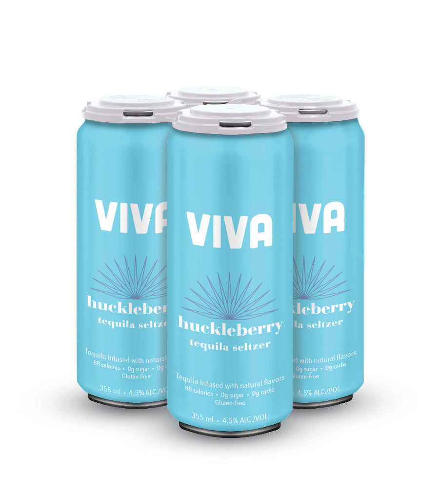 Viva Tequila Seltzer Huckleberry – Viva Beverages