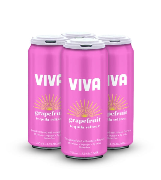 Viva Tequila Seltzer Grapefruit – Viva Beverages