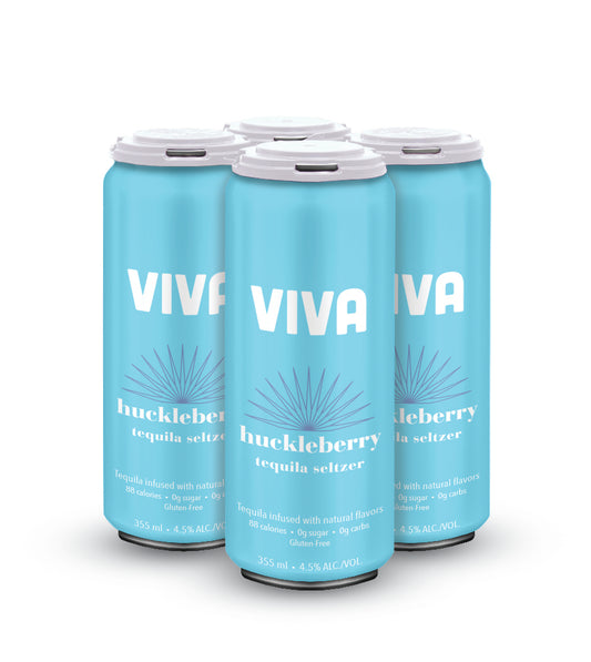 Viva Tequila Seltzer Huckleberry