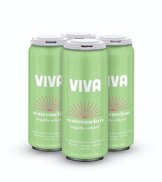 Viva Tequila Seltzer Watermelon – Viva Beverages